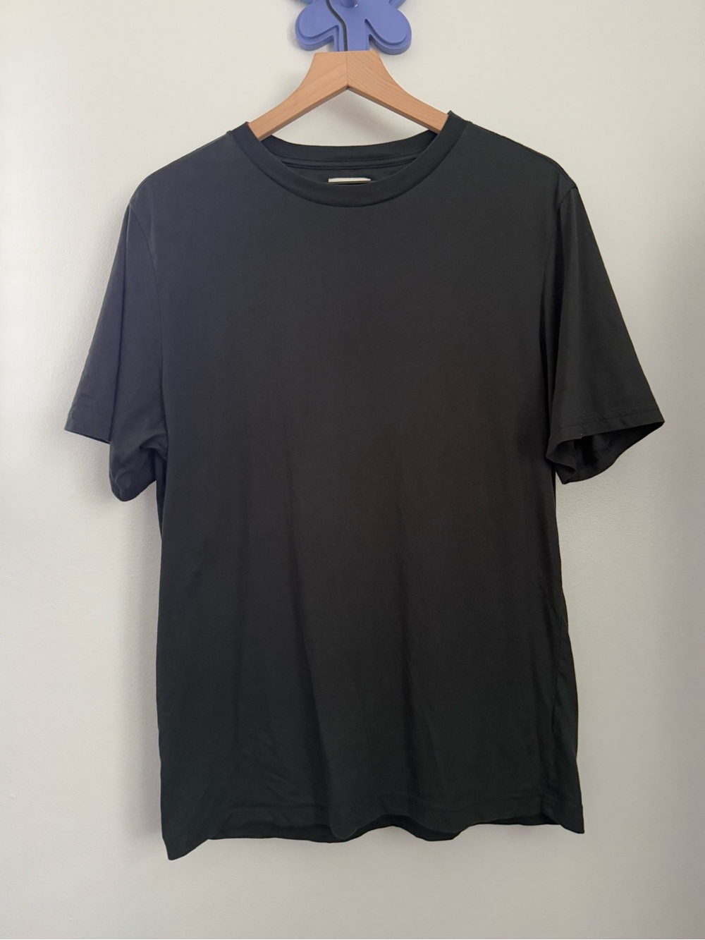 AYR Medium Crew Neck Tee Pima Cotton Black Relaxed Oversized Minimal
